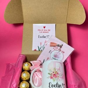 kit de regalo personalizado con nombre y letra inicial detalles cali