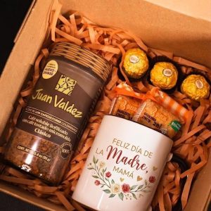 kit de café juan valdez y mug para mamá detalles cali