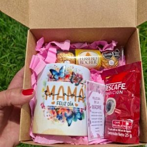 desayuno sorpresa con mug personalizado para mamá envío en cali
