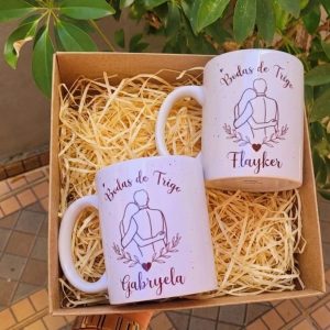 set de mugs personalizados aniversario con nombres – detalles cali