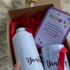 mug botella pocillo regalo detalle cumpleaños