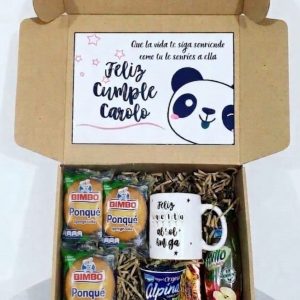 taza feliz cumpleaños personalizado snacks mug pocillo regalo detalle